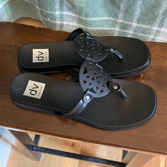 Dolce Vita Cordell faux leather slides size 7.5 - Picture 2 of 4